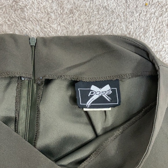 Pose Flare Trouser in Olive 😻 - Size 7/8 - Picture 6 of 15